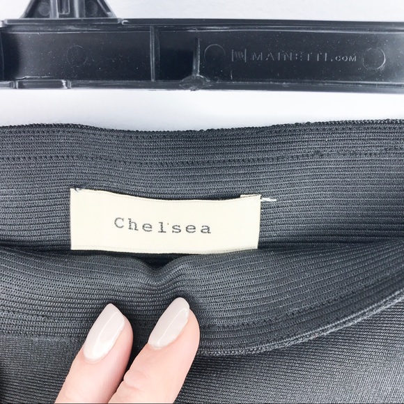 Chelsea Black Bodycon Pencil Skirt - Picture 3 of 5